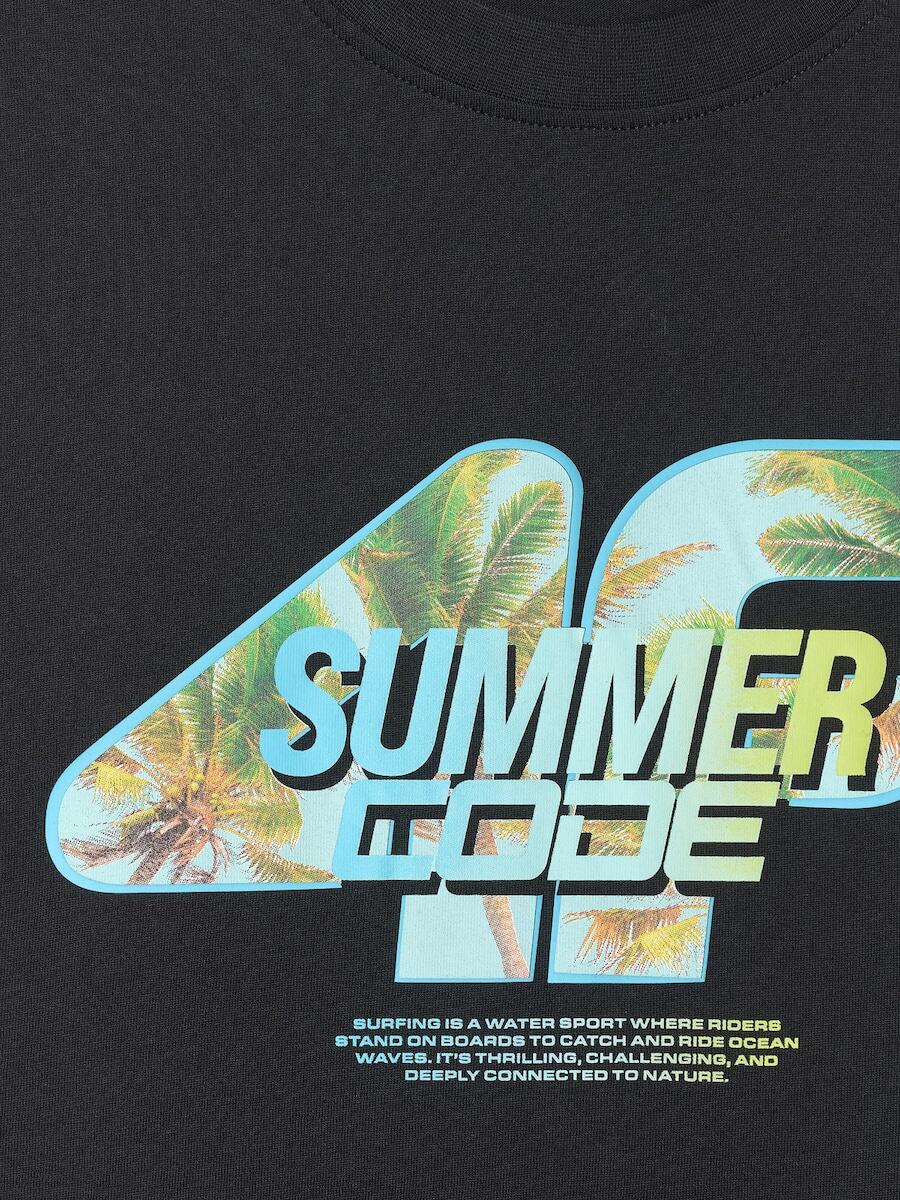 T-shirt regular z nadrukiem męski 4F 4FRSS26TTSHM4305 6/7