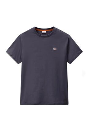 T-shirt - Sportswear - Homme - Col rond, 100% coton, logo brodé - Blanc