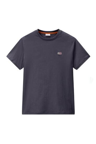 T-shirt - Sportswear - Homme - Col rond, 100% coton, logo brodé - Blanc