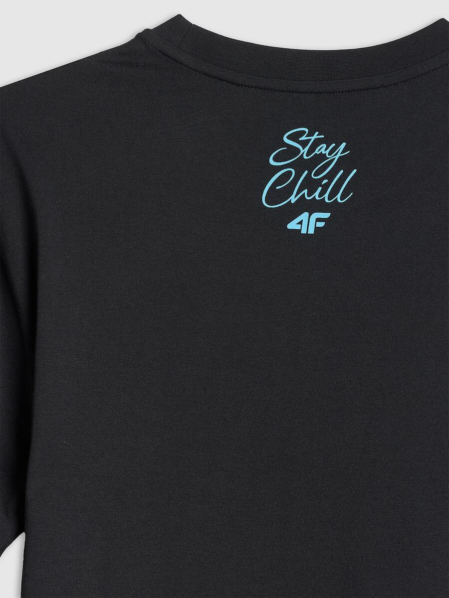 T-shirt regular z nadrukiem męski 4F 4FRSS26TTSHM4305 7/7