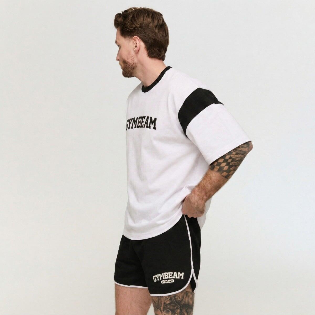 Koszulka męska fitness oversize Premium Heavyweight Varsity 5/7