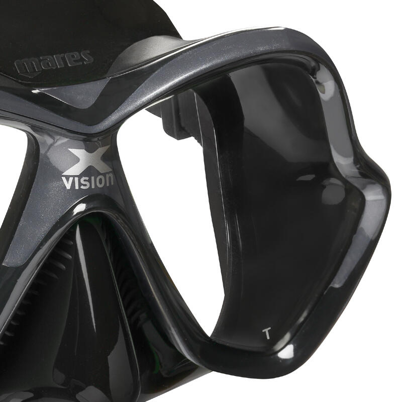 Maska nurkowa Mares X-Vision – szerokie pole widzenia 2/2