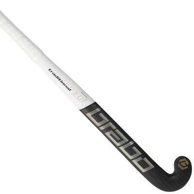 Brabo traditional carbon 100 lb bk/gd senior hockeystick
