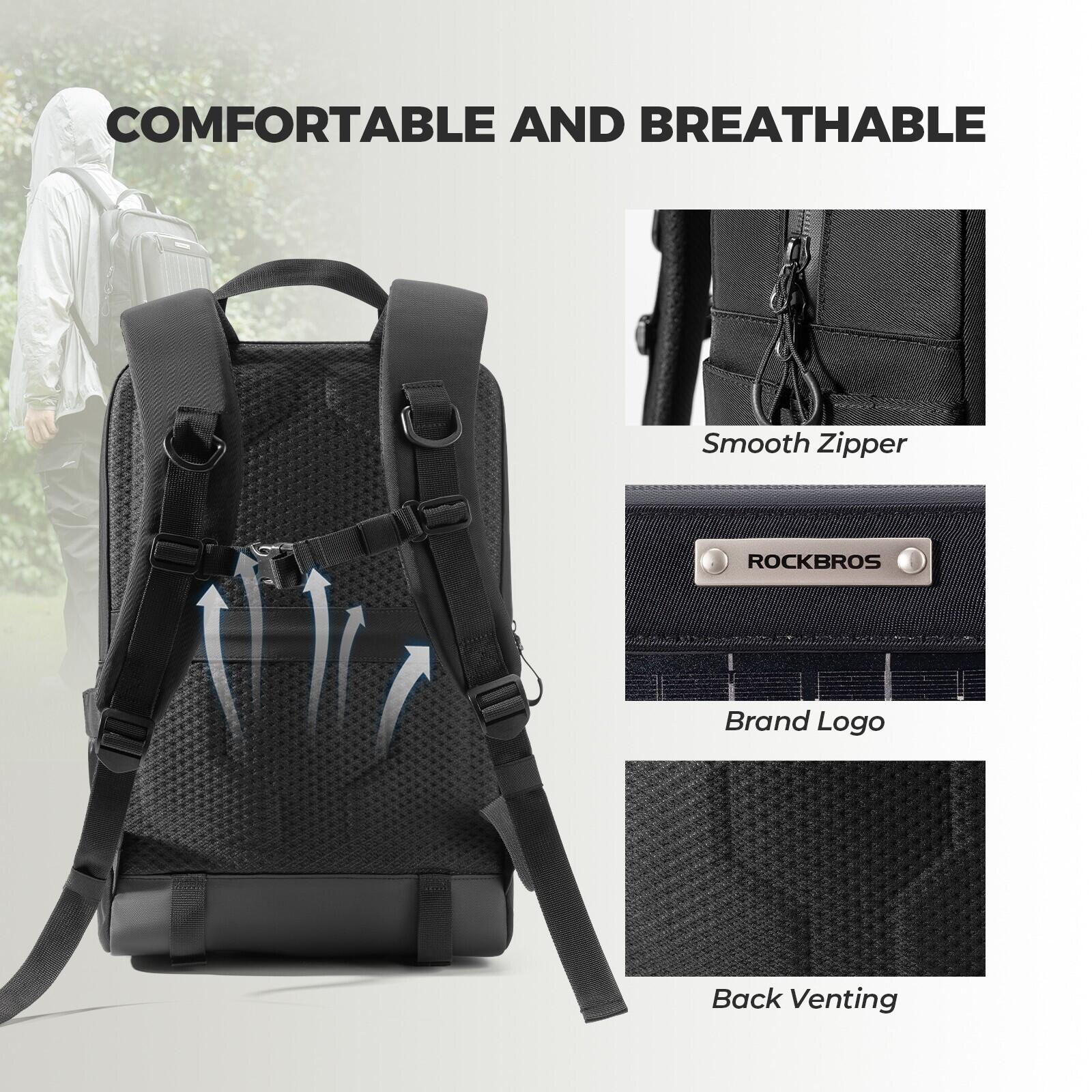 ROCKBROS Solar Rucksack Camping Tragbare 6/7