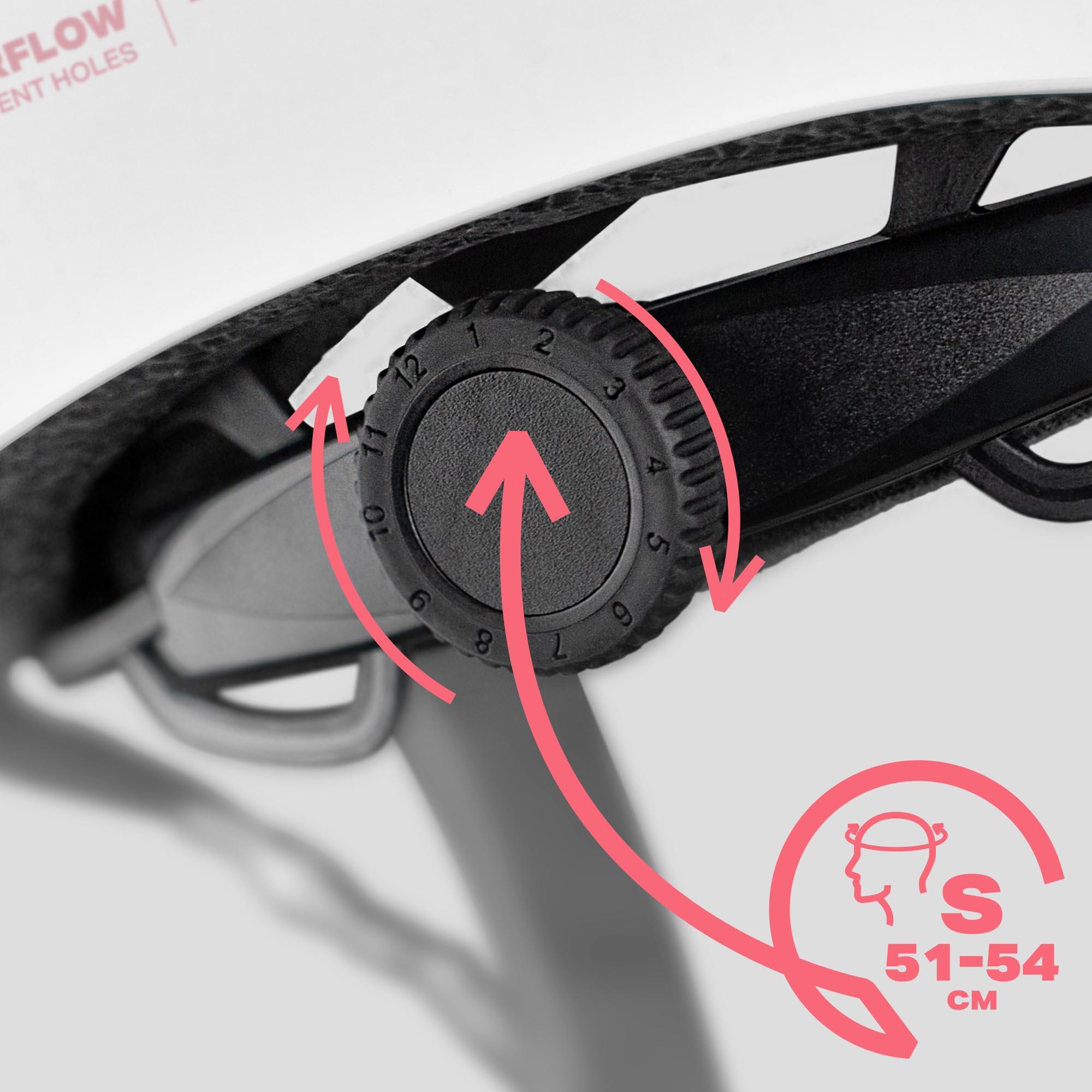 Kask rowerowy miejski Movino Element z systemem Dial-Fit -Rower Rolki Hulajnoga 6/7