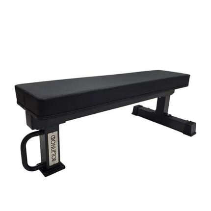 CrossLiftor Banc Plat Strong - 380 kg, acier robuste, roulettes