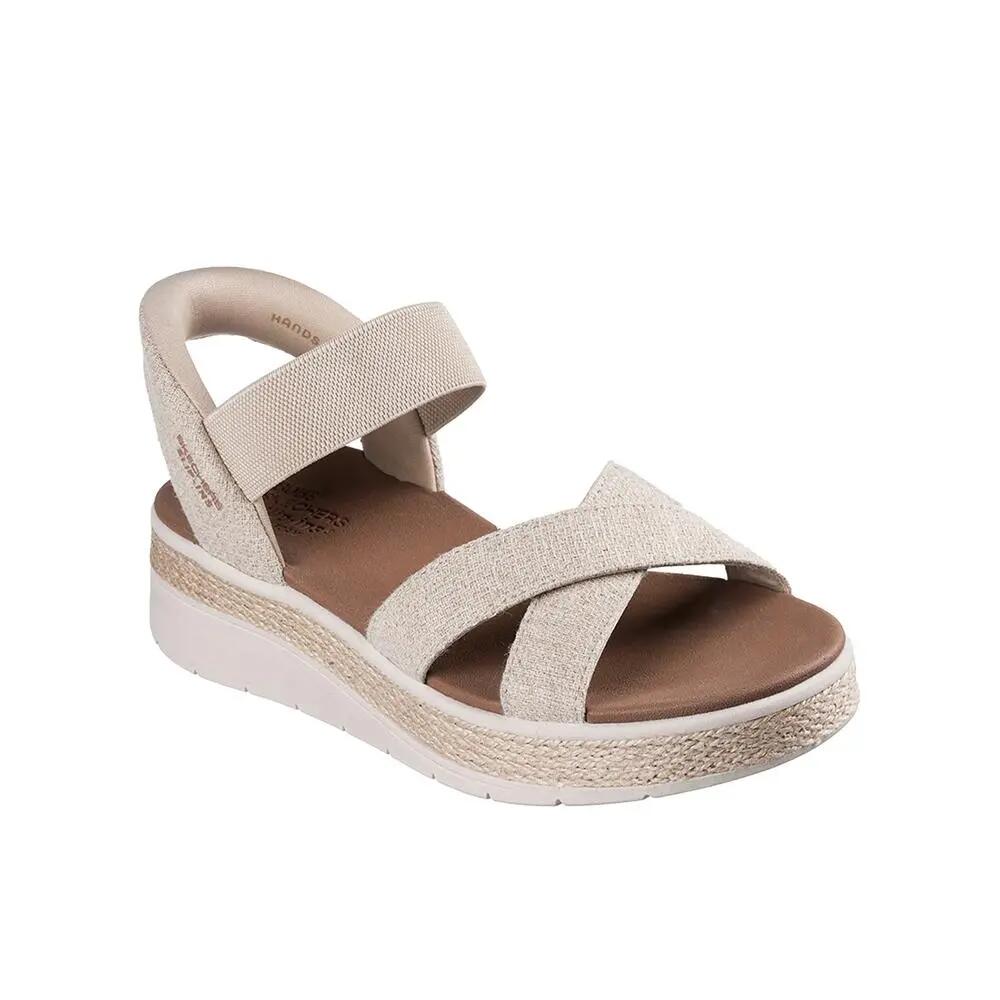 Sandalias Sckechers Mujer Slip-ins: BOBS Sun Ray - Bright Take Blanco 2/4