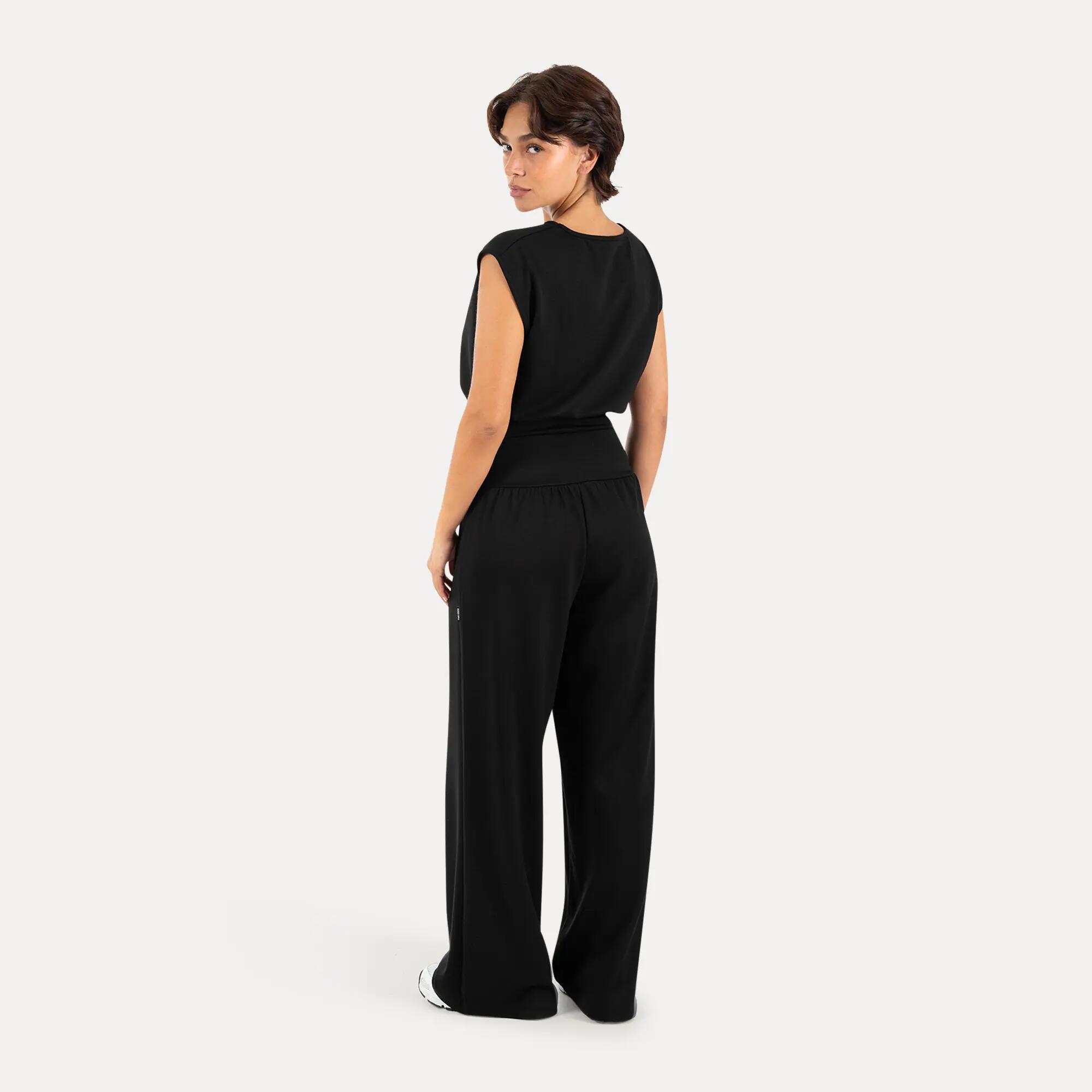 Damen Crop Top Jorina Schwarz 4/6