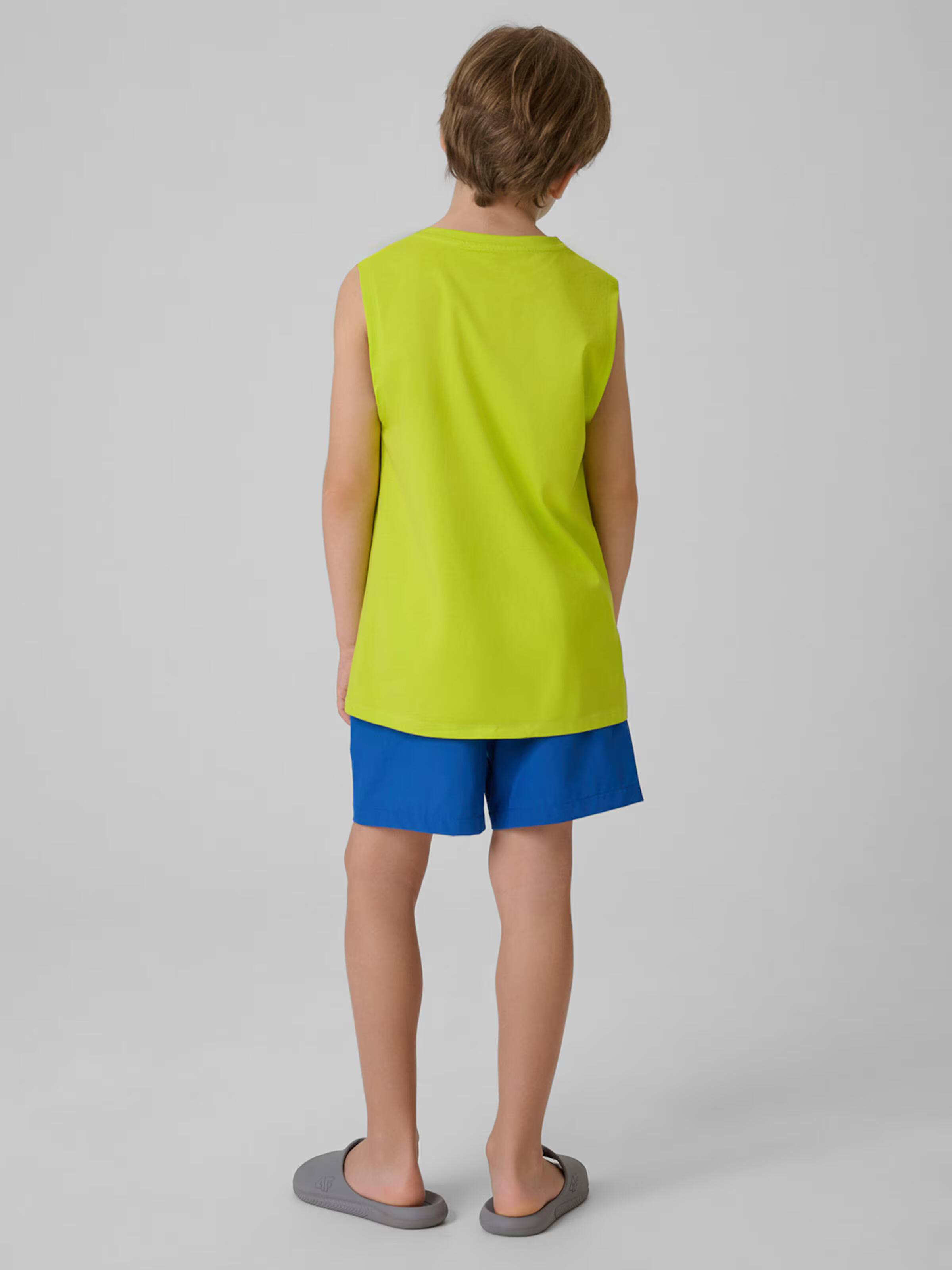 Spodenki plażowe boardshorty chłopięce 4F 4FJWSS26UBDSM203 5/7