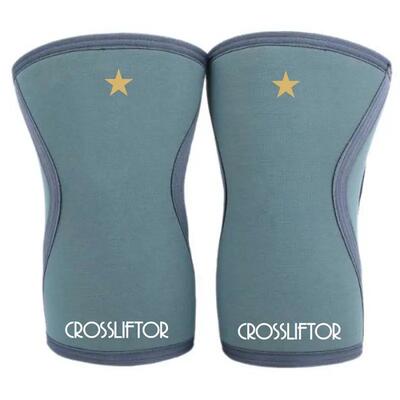 Crossliftor kniebeschermers 5 mm neopreen - blauw - paar (maat l)