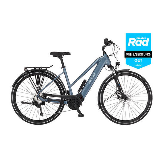 FISCHER Trekking E-Bike VIATOR 6.8i ULTIMATE blau, 28 Zoll, RH 45 cm, 711 Wh