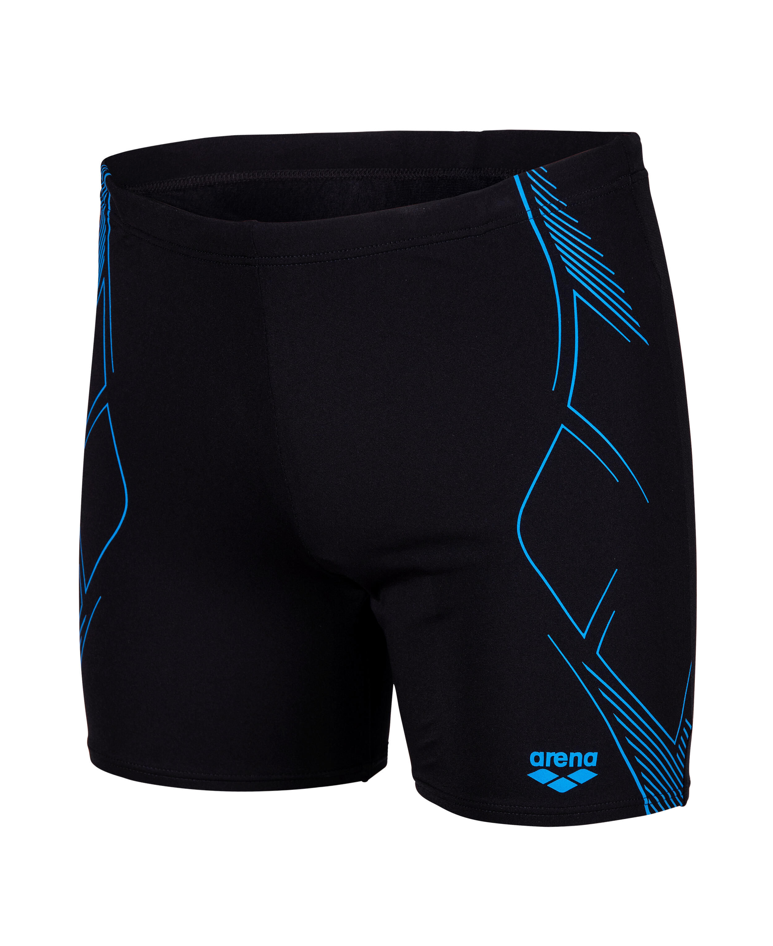 Mid Jammer Arena Graphic Zwart/Turquoise Heren 7/7