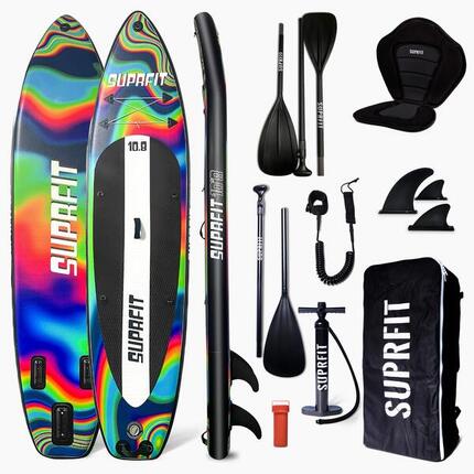 Suprfit Stand-Up Paddling Board Chroma avec siège kayak et pagaie