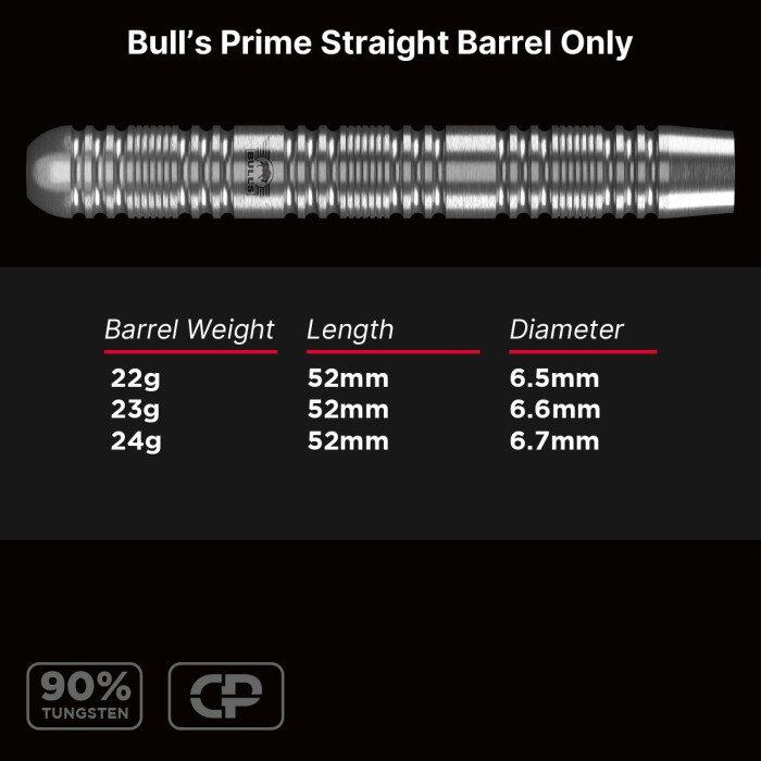 Prime 90% Straight 24g CP Steeltip Barrels Only 4/4