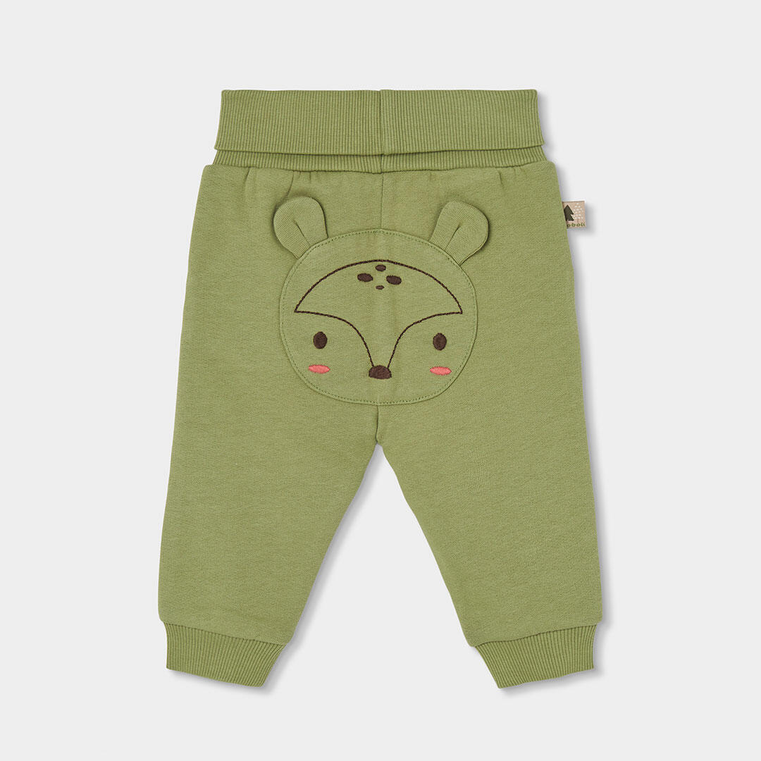 Conjunto punto bebé niño verde estampado bosque 6/7
