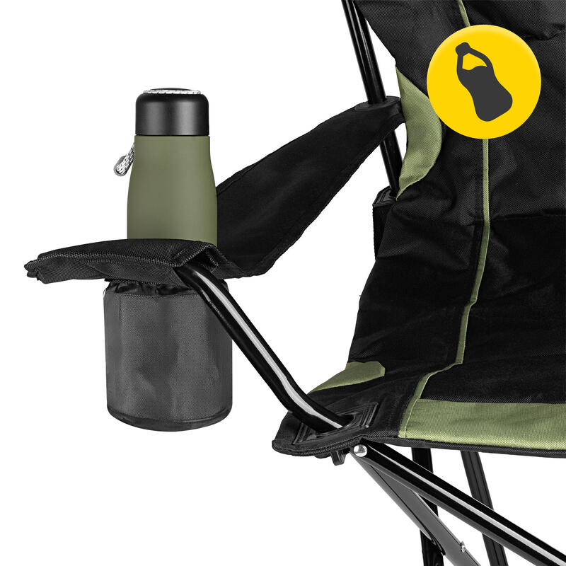 Scaun turistic pliabil, fotoliu de pescuit MOUNTAIN GOAT XL cu cotiere