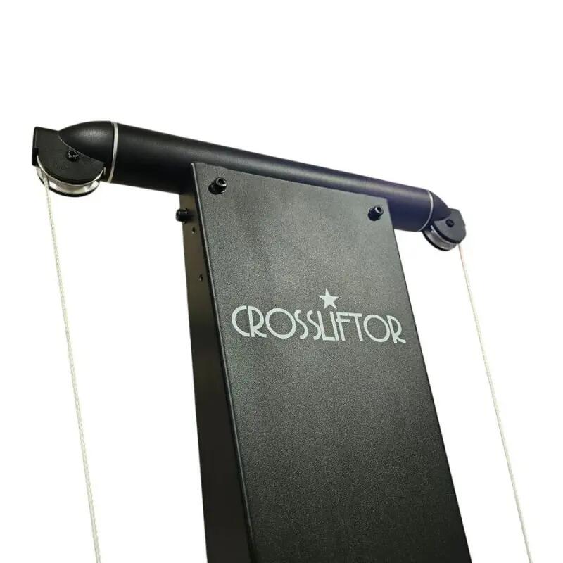 Ski Star CrossLiftor - Ski trainer à résistance à air 10 niveaux, écran LCD 5,5" 3/5