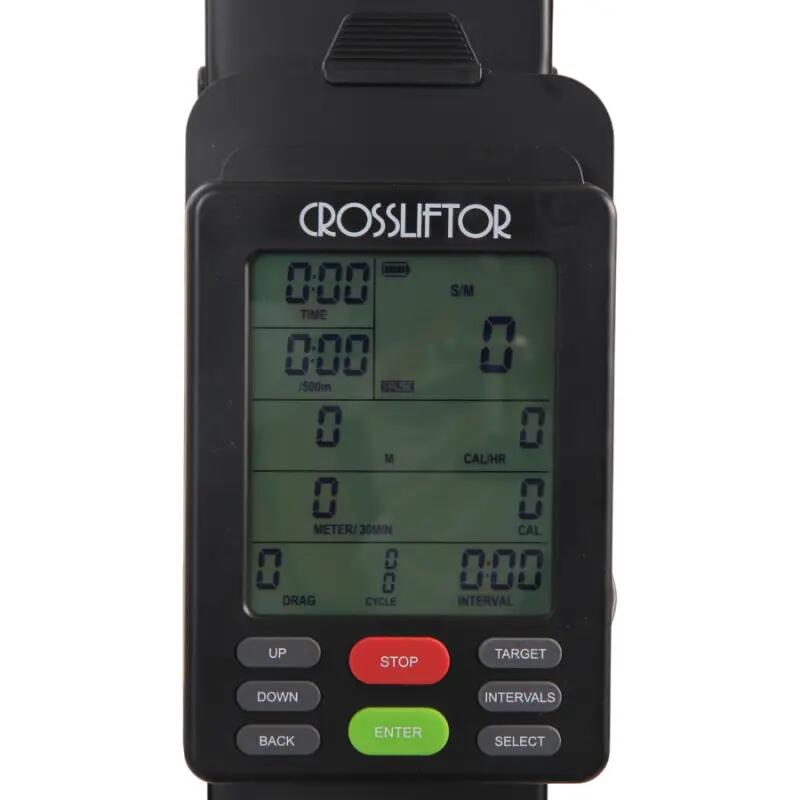 Ski Star CrossLiftor - Ski trainer à résistance à air 10 niveaux, écran LCD 5,5" 4/5