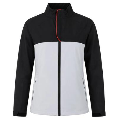 Under armour stormproof heren grijs/zwart golf regenjas