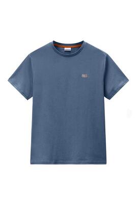 Napapijri - t-shirt voor mannen suri, maat xl, kleur wit en donkerblauw