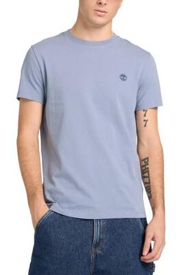 TIMBERLAND - T-shirt uomo regular con logo in 100% cotone