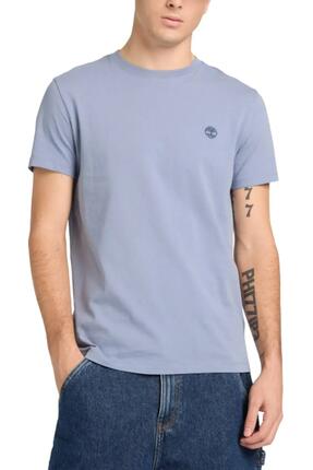 T-shirt - sportswear heren - regular fit met logo - bosgroen