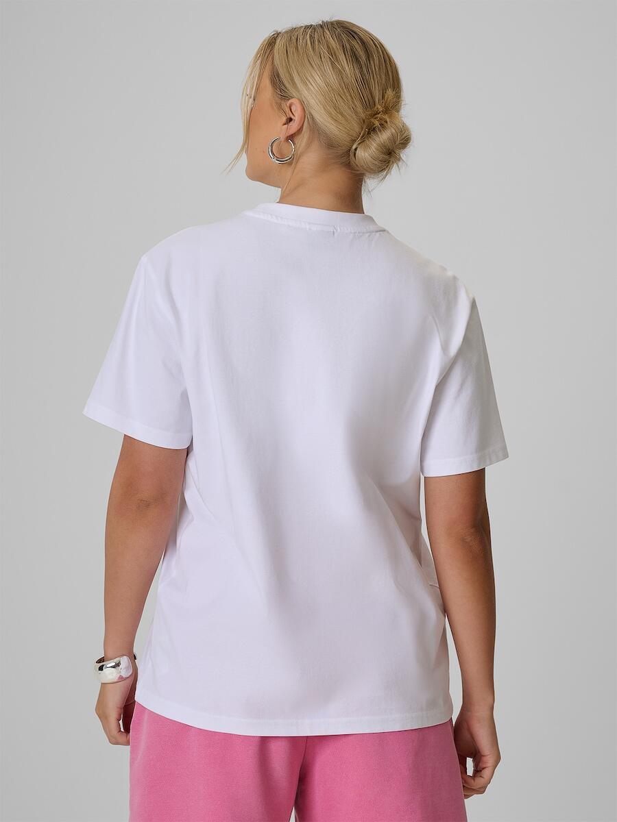 T-shirt loose z nadrukiem damski 4F 4FRSS26TTSHF3882 2/6