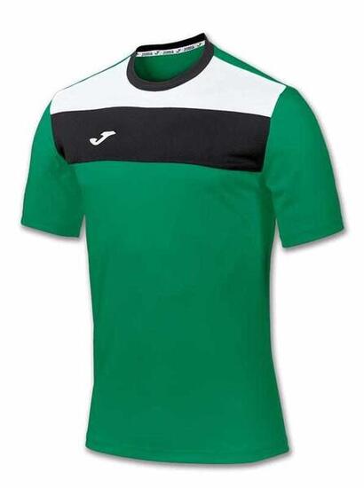 CAMISETA JOMA CREW VERDE BLANCO