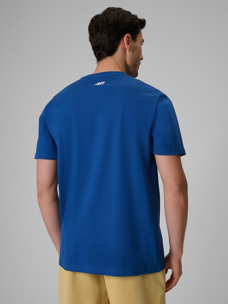T-shirt relaxed z nadrukiem męski 4F 4FRSS26TTSHM3996