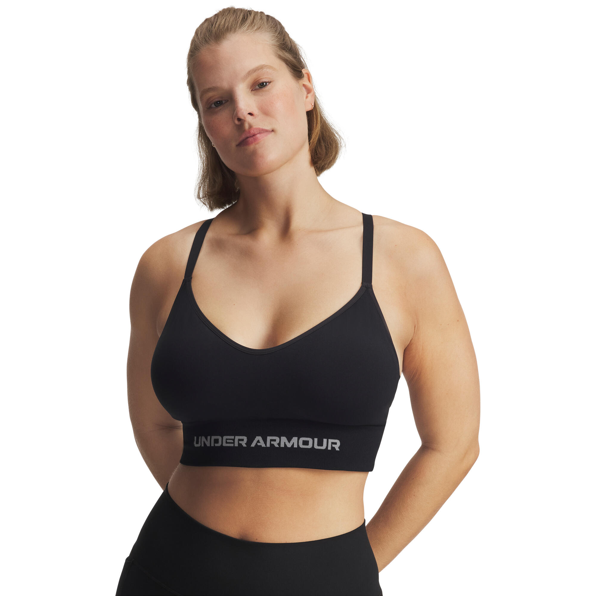 Under Armour Damen Sport BH Vanish Seamless Low Bra 1384417 3/4