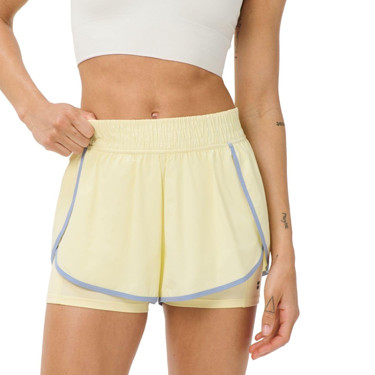 Short Sweaty Betty Get Set 2-en-1 Multi-Train à bordures contrastées 3/7