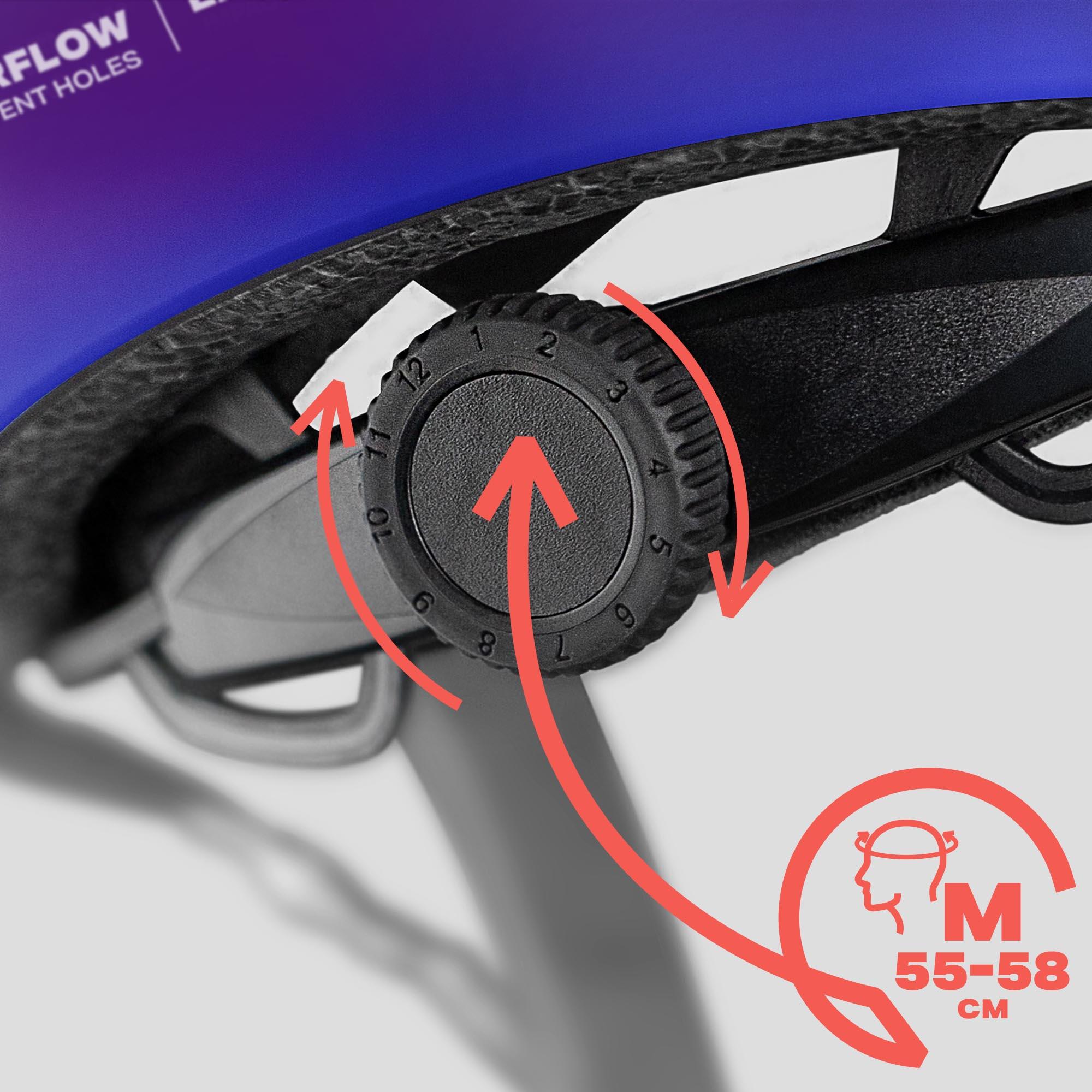 Kask rowerowy miejski Movino Element z systemem Dial-Fit -Rower Rolki Hulajnoga 6/7