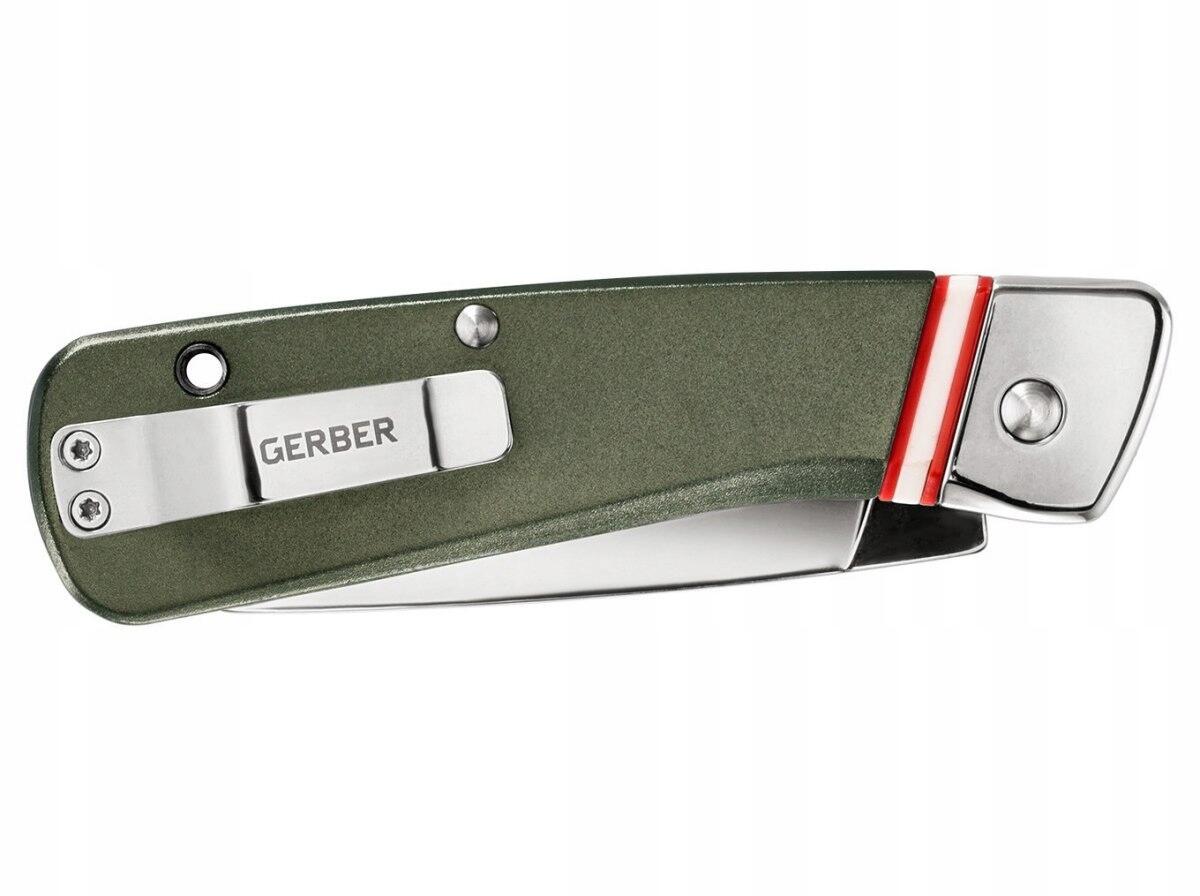 Nóż Gerber Straightlace green składany 2/5
