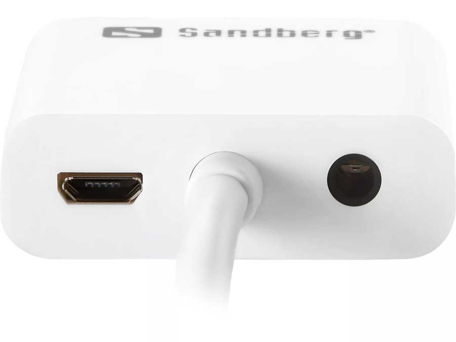 Adaptador SANDBERG HDMI para VGA com Áudio 2/3