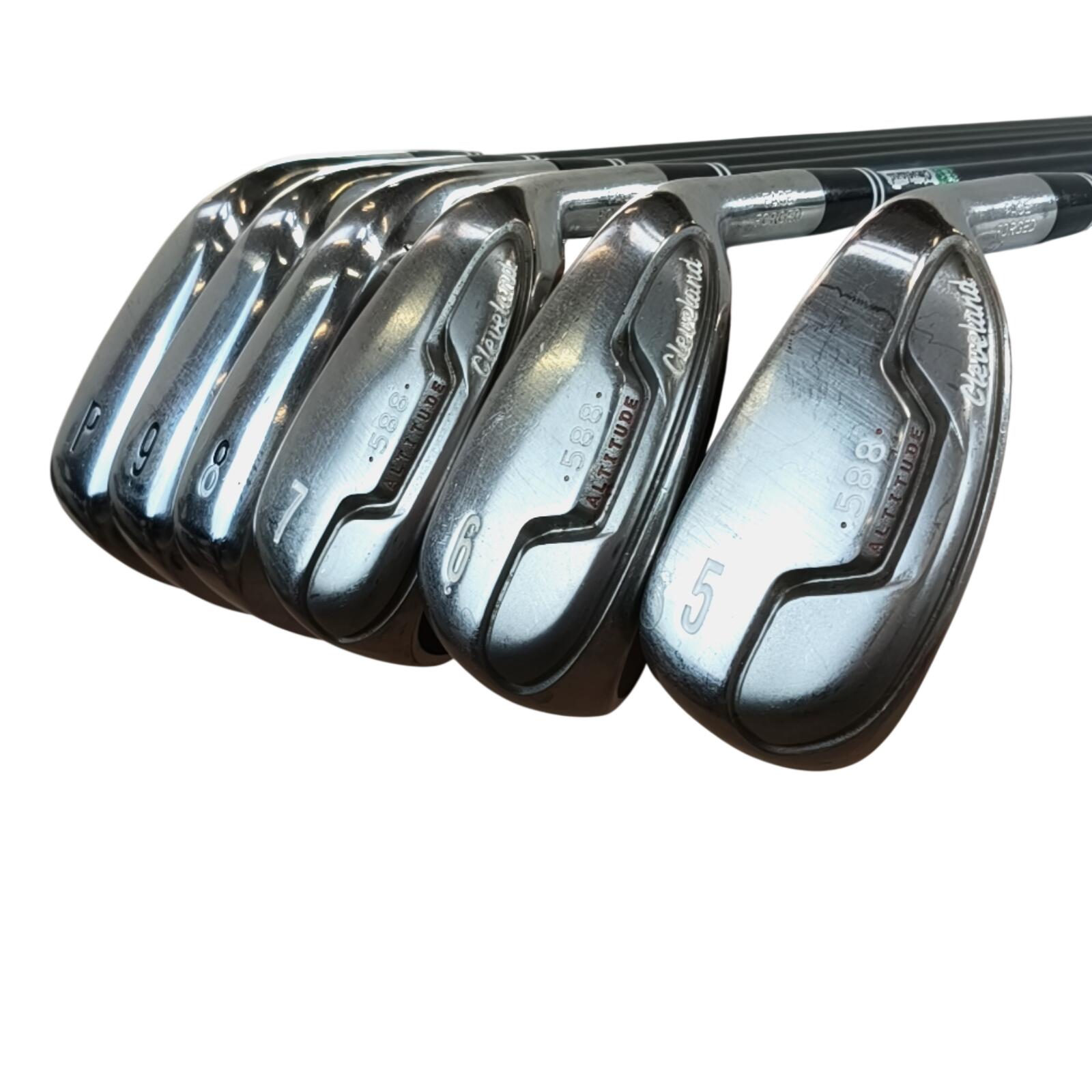 Cleveland Forged / 588 Altitude IJzerset / 5-PW / Flex Ladies / Grafiet 3/7