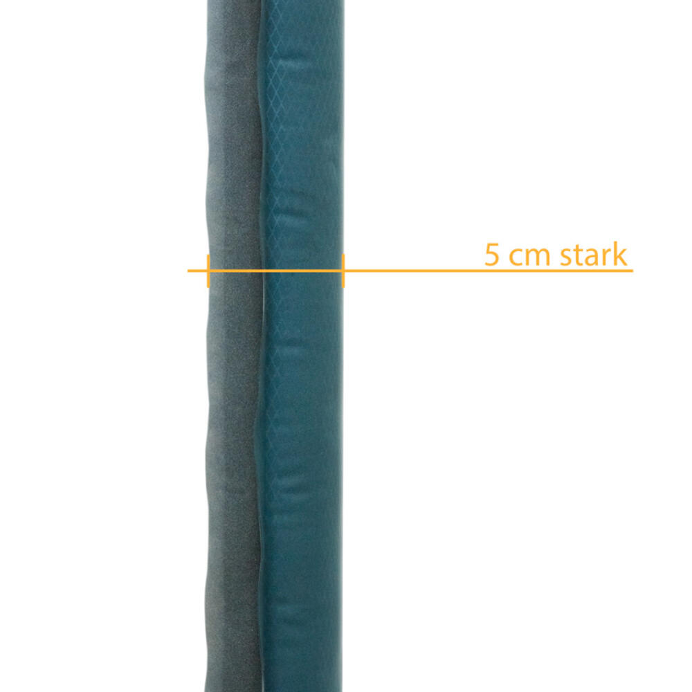 Selbstaufblasbare Isomatte Trek Bed 3 Grün - Komfortable Isoliermatte 5/7