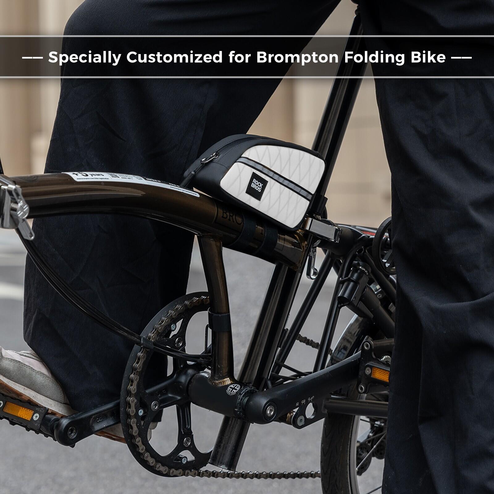ROCKBROS Fahrrad Rahmentasche Verlängerte Dreieckstasche 5/5