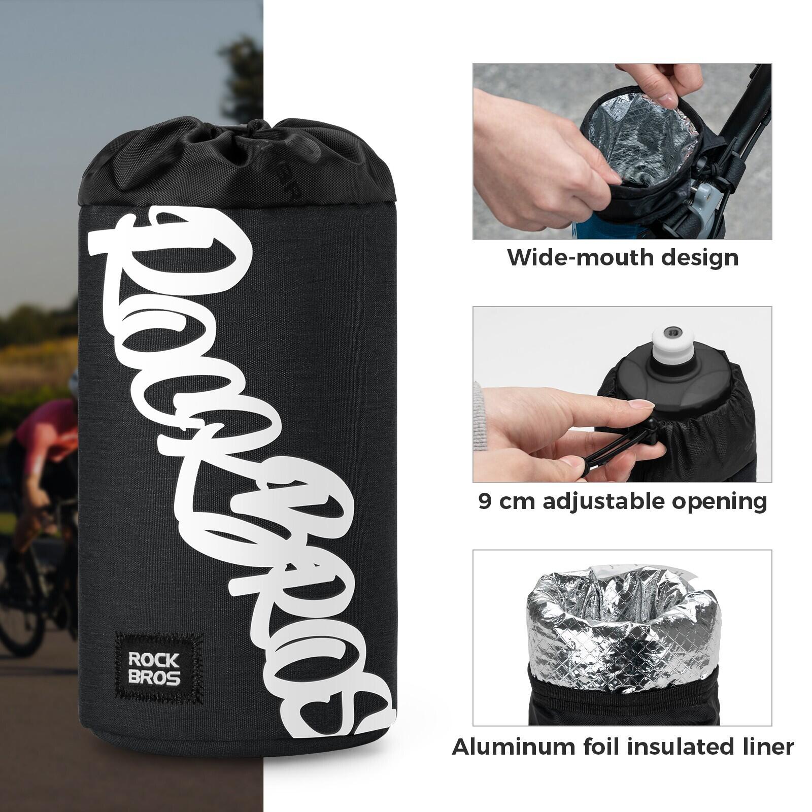 ROCKBROS Flaschenhalter Tasche 3D Lenkertasche 4/6