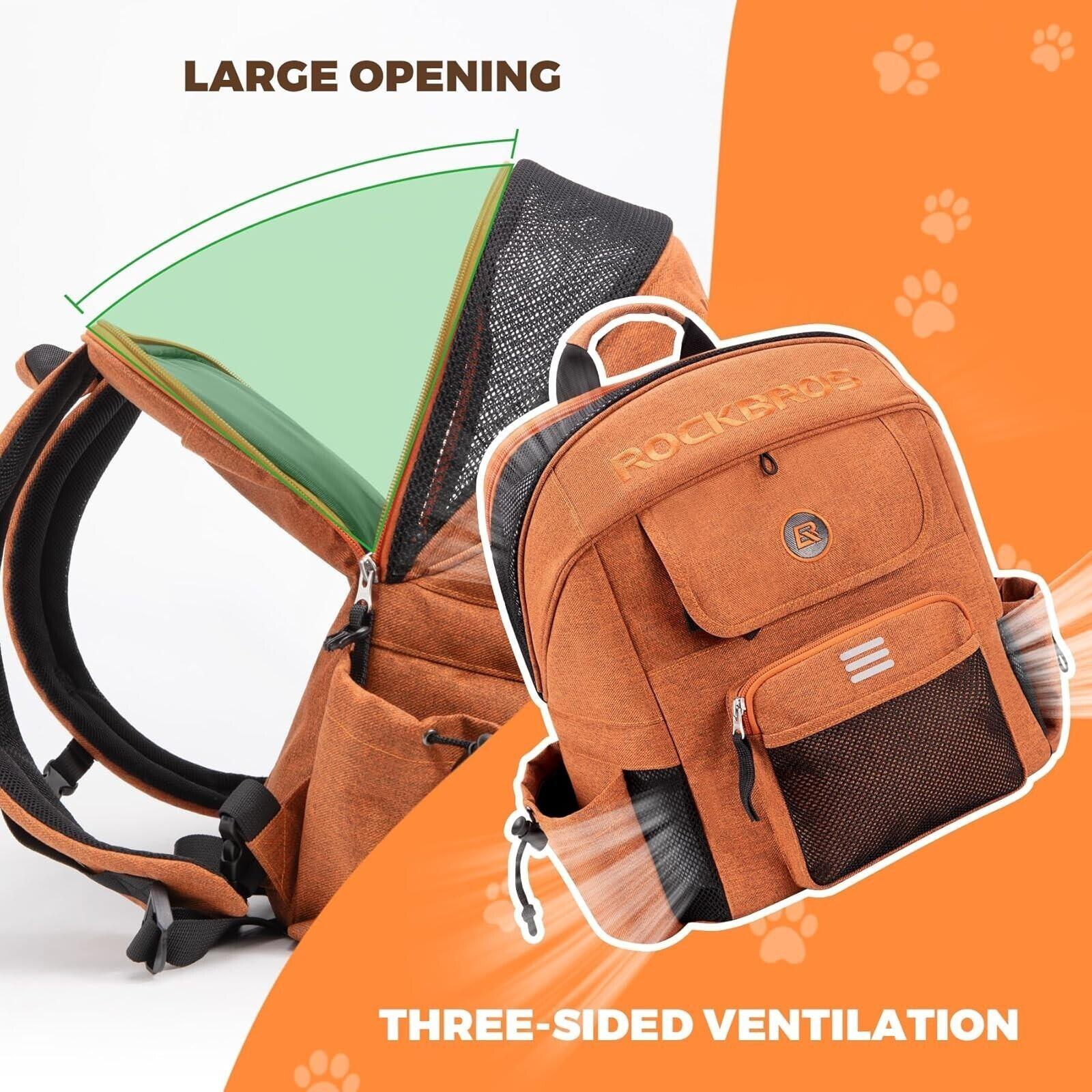 ROCKBROS Fahrrad Lenkertasche 2 in 1 Haustier Rucksack 5/7