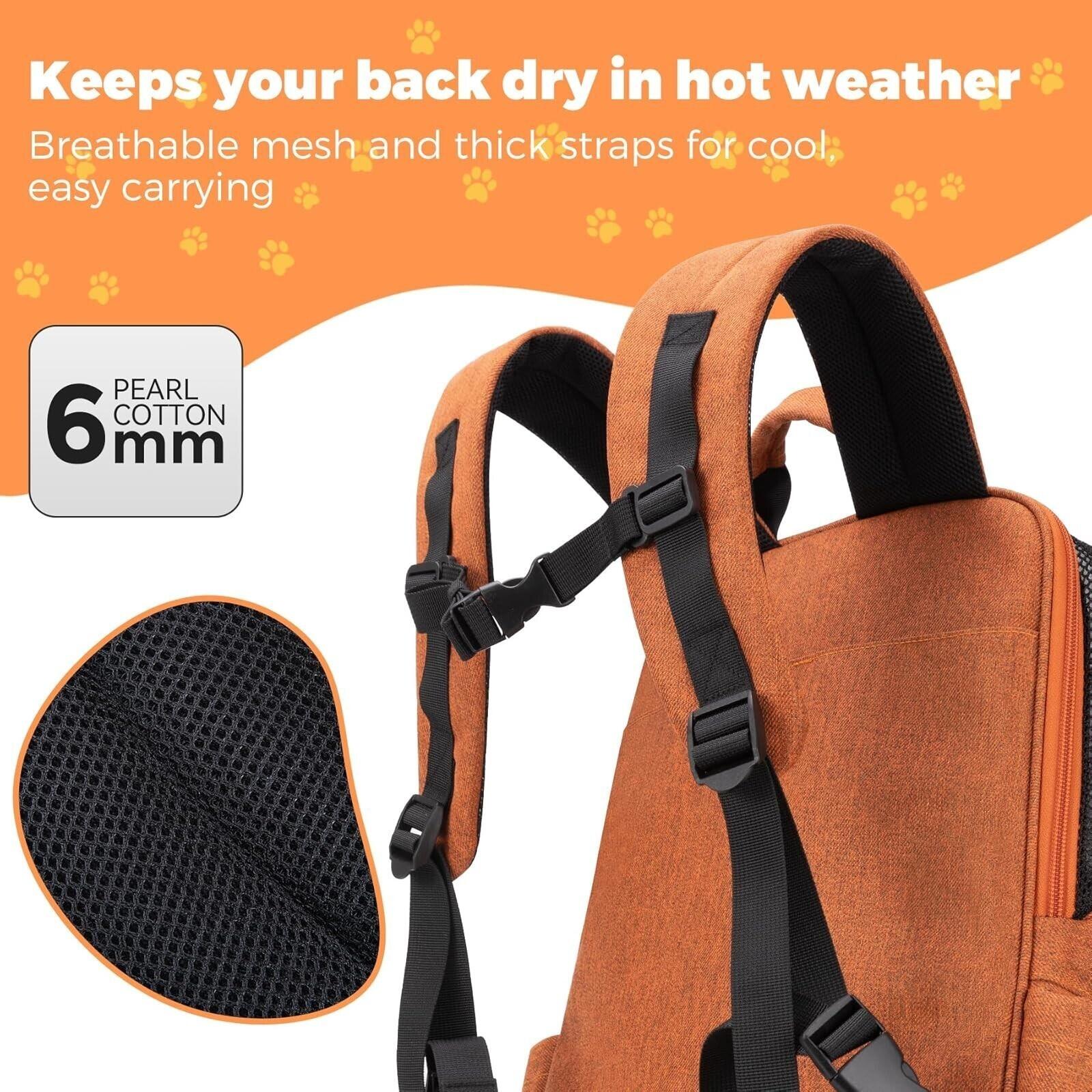 ROCKBROS Fahrrad Lenkertasche 2 in 1 Haustier Rucksack 4/7