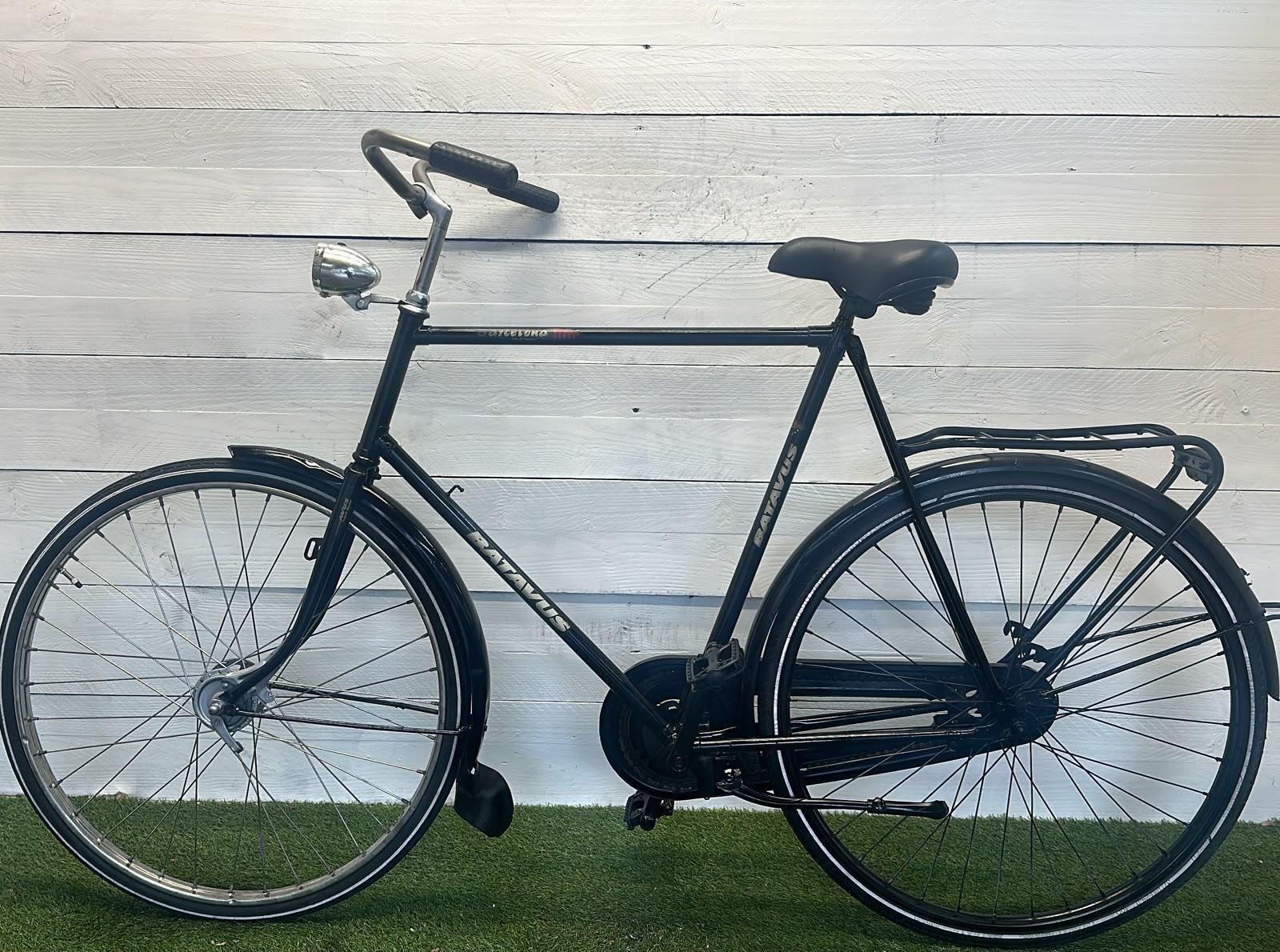 Batavus stadsfiets, zwart, 65 cm. 3/3