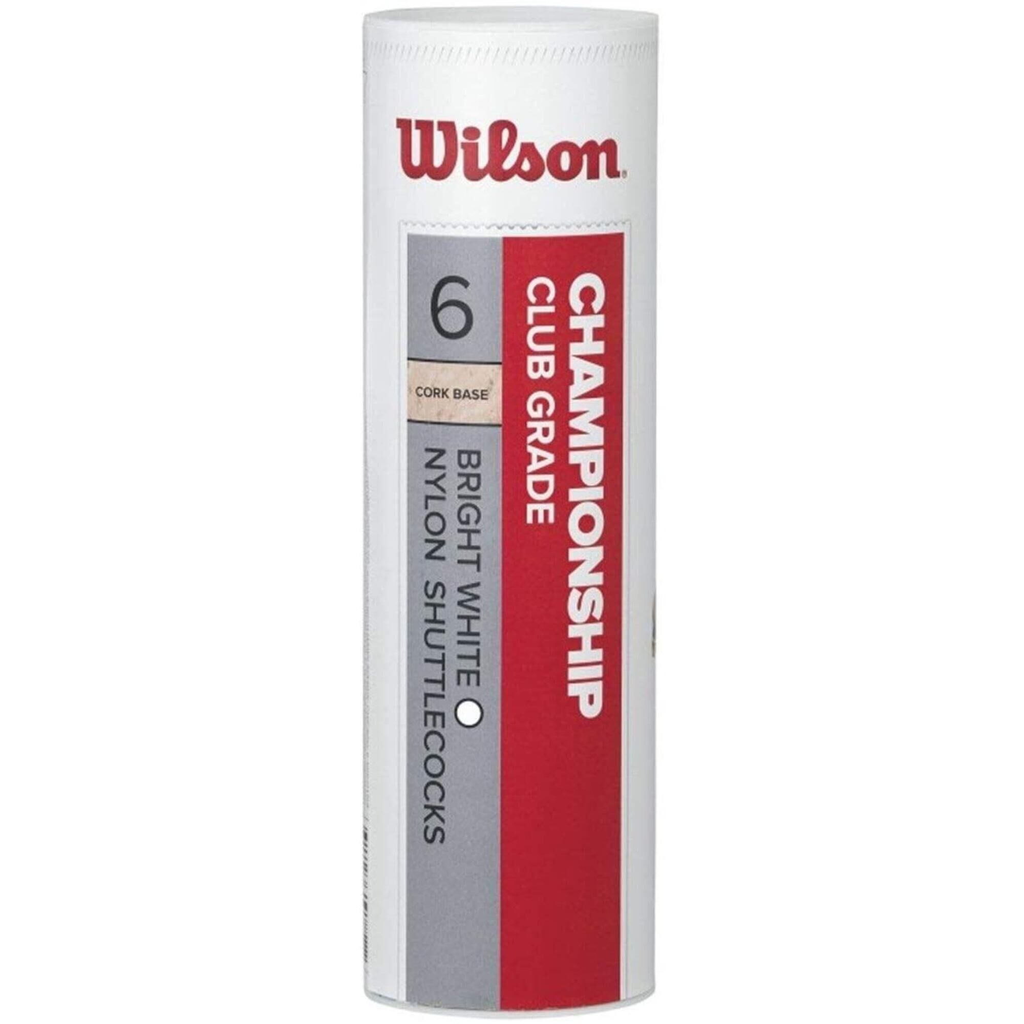 WILSON WILSON CHAMPIONSHIP SHUTTLECOCKS (TUBE OF 6) WHITE