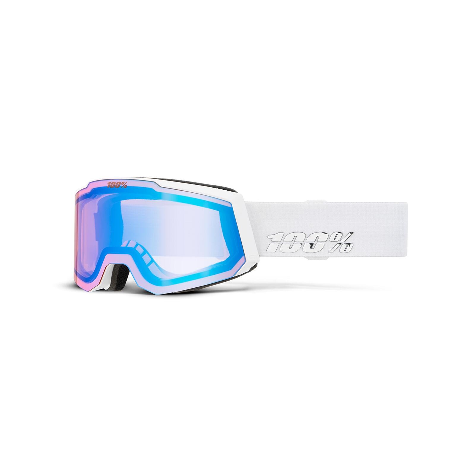 SNOWCRAFT S HiPER snow goggle,White/Lavender-Mirror ML 2/4