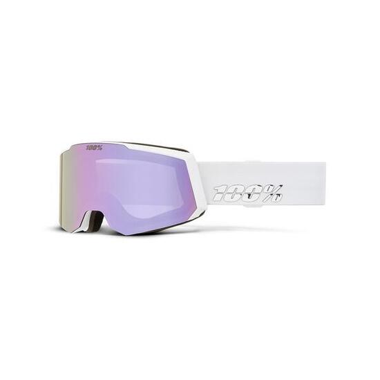 SNOWCRAFT S HiPER snow goggle,White/Lavender-Mirror ML