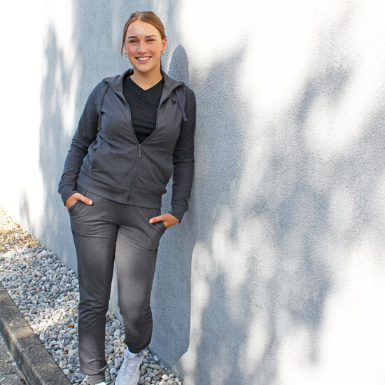 Pantalon de jogging extensible pour femme Jana avec poignets côtelés 4/5
