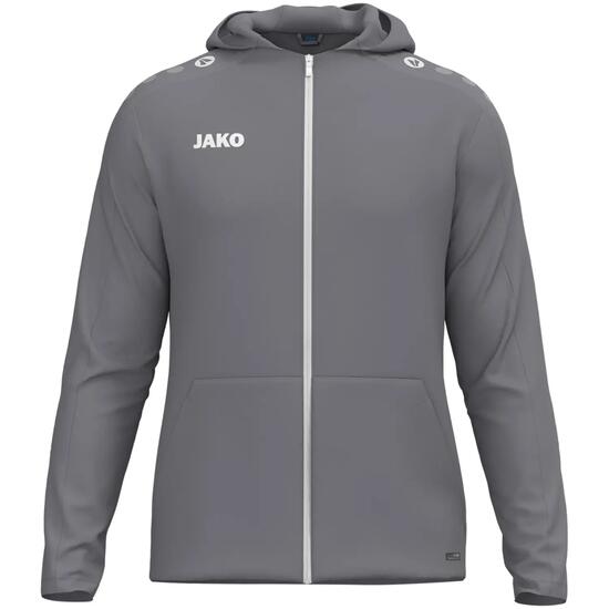 Veste à capuche sport femme - léger confort - Jako One - gris