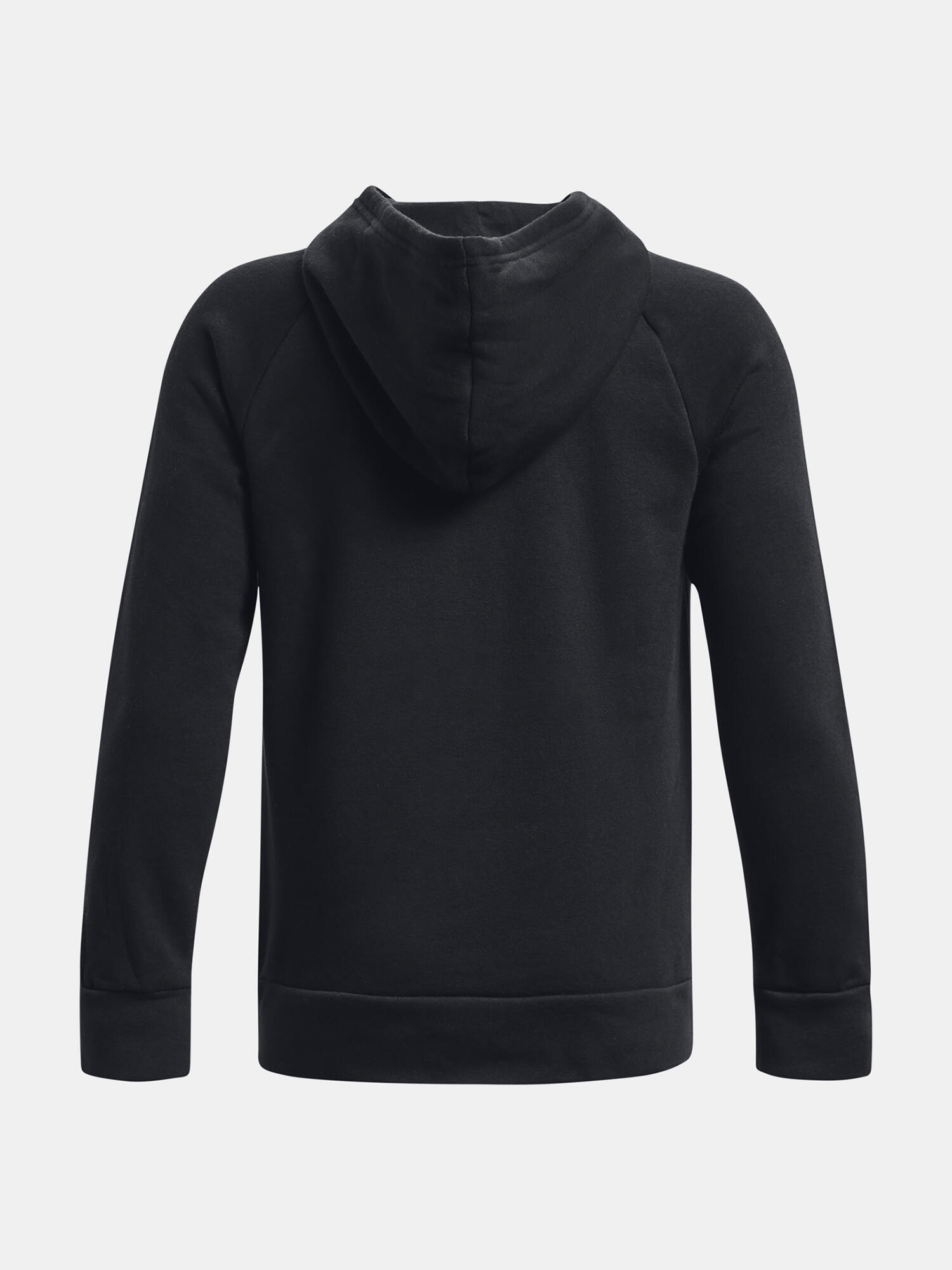 Sudadera Under Armour Jr negra - mezcla de algodón fleece 2/2