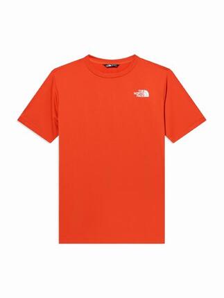 Tee Shirt Garçon The North Face Teen New 24/7 Ss Tee Lava Red