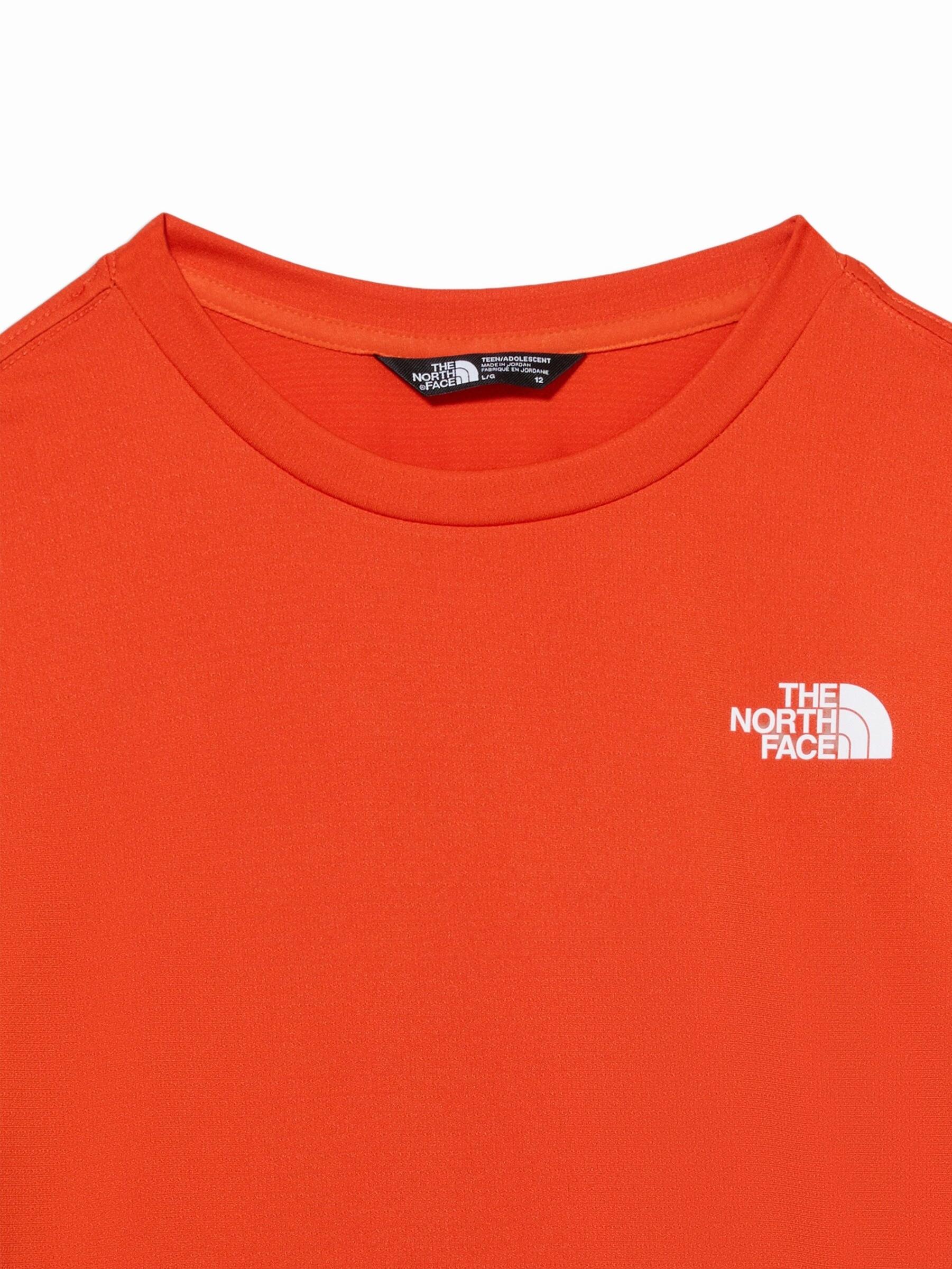 Tee Shirt Garçon The North Face Teen New 24/7 Ss Tee Lava Red 2/3