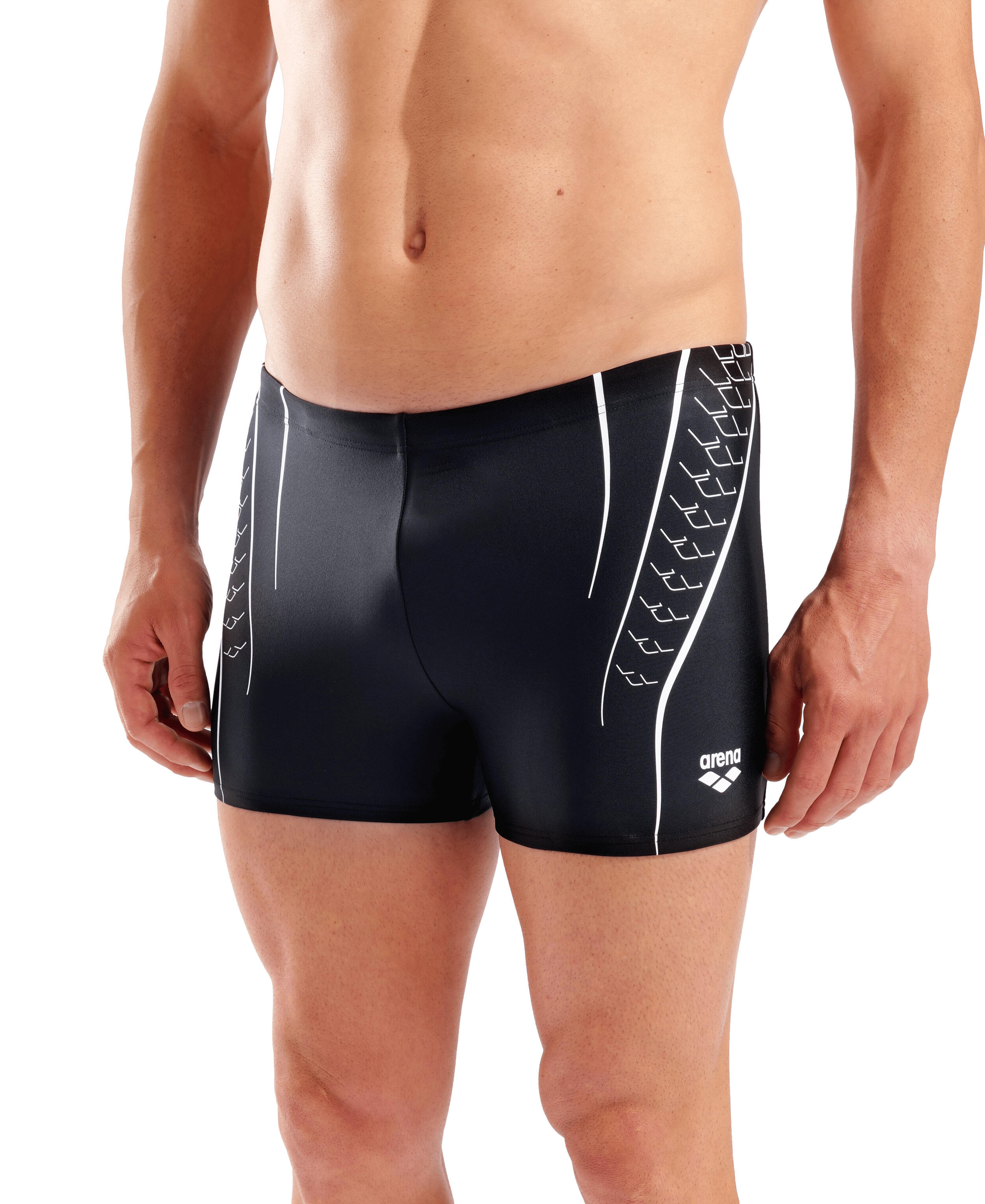 Spodenki pływackie męskie Arena Double Graphic Swim Short 4/7